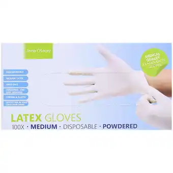 Action Gants en latex anne o'leary offre