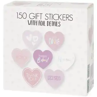 Action Autocollants cadeaux offre