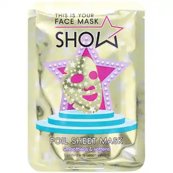 Action Masque film pour le visage offre