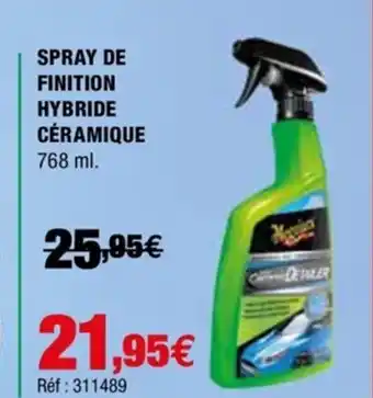 Autobacs Spray De Finition Hybride Ceramique offre