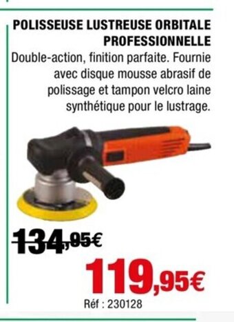 Autobacs Polisseuse lustreuse orbitale professionnelle offre