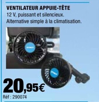 Autobacs Ventilateur Appuie-tete offre