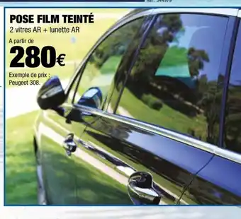 Pose Film Teinte