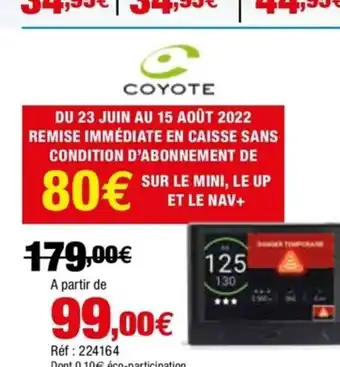 Du 23 Juin Au 15 Aout 2022 Remise Immediate En Caisse Sans Condition D