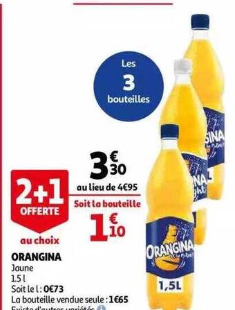 Auchan Orangina offre