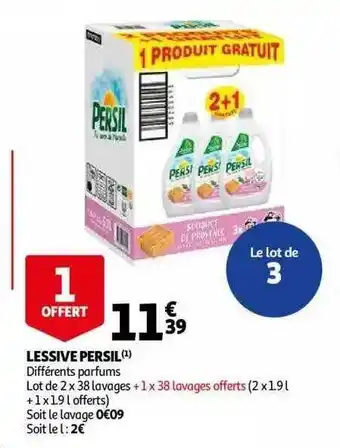 Auchan Lessive persil offre