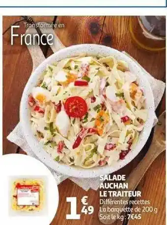 Auchan Salade auchan le traiteur offre