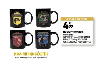 Auchan Mug gryffondor offre