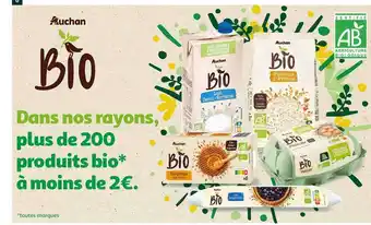 Auchan Auhan bio offre
