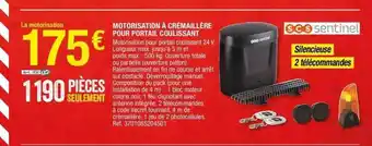 Brico Dépôt Motorisation à crémaillère pour portail coulissant offre