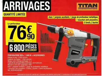 Brico Dépôt Perforateur sds offre