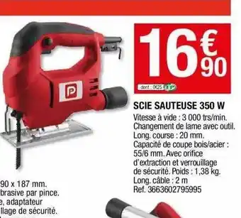Brico Dépôt Scie sauteuse 350w offre