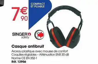 Brico Pro Casque antibruit offre