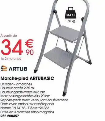 Marche-pied artubasic