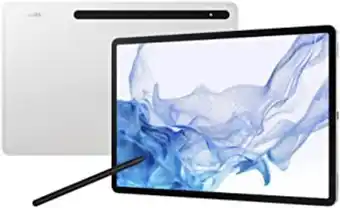 Amazon Samsung galaxy tab s8+ 12.4'' 128 go argent wifi - s pen inclus offre