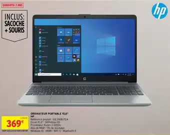 Intermarché Ordinateur portable 15,6" hp offre