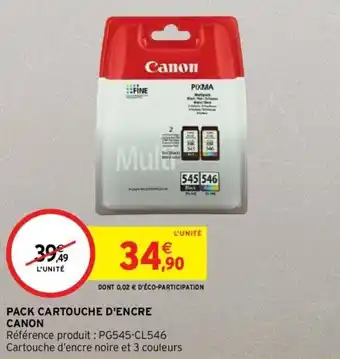CANON pack cartouche d'encre