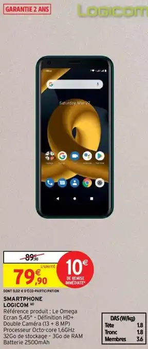 Intermarché LOGICOM smartphone offre