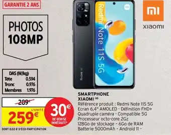 Intermarché XIAOMI smartphone offre