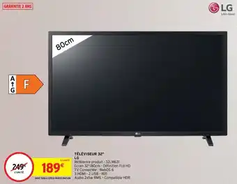 Intermarché LG téléviseur 32" offre