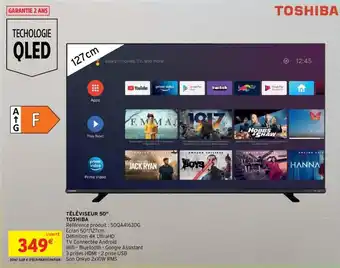 Intermarché TOSHIBA téléviseur 50" offre