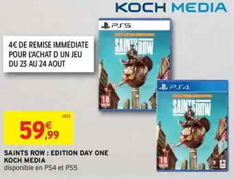 Intermarché Saints row : edition day one koch media offre