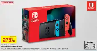 Intermarché Console nintendo switch offre