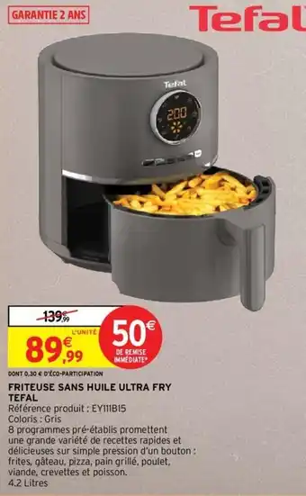 TEFAL friteuse sans huile ultra