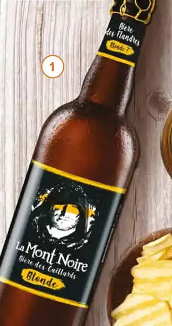 E.Leclerc "LA MONT NOIRE" bière des gaillards blonde offre