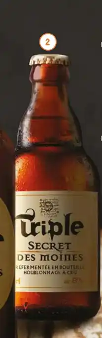 E.Leclerc "SECRET DES MOINES" bière triple offre