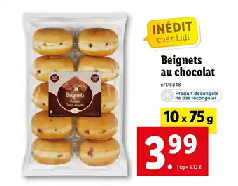 Lidl Beignets au chocolat offre