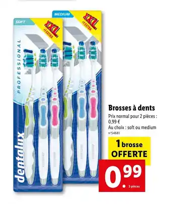 Lidl Brosses à dents offre