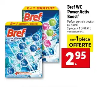 Lidl BREF WC power activ boost offre