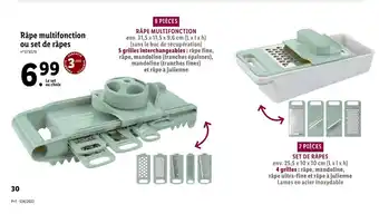 Lidl Râpe multifonction ou set de râpes offre