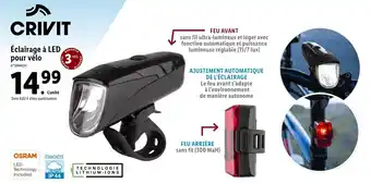 Lidl Éclairage à LED pour vélo offre