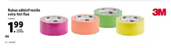 Lidl Ruban adhésif textile extra-fort fluo offre