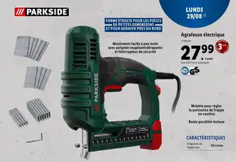 Lidl Agrafeuse électrique offre