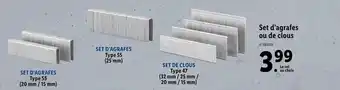 Lidl Set d'agrafes ou de clous offre