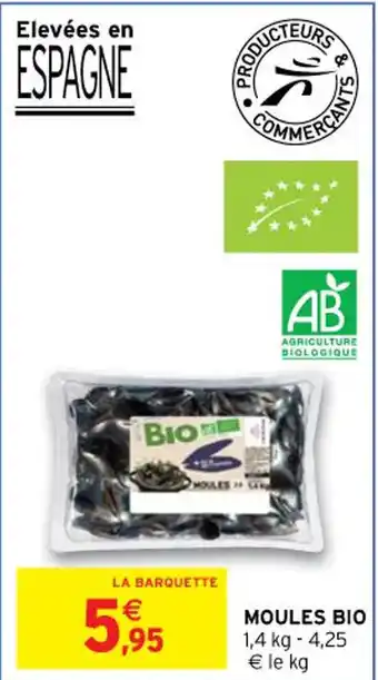 Intermarché Moules bio offre