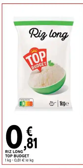 Intermarché Top Budget Riz Long offre