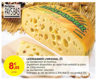 Intermarché Leerdammer l'Original offre