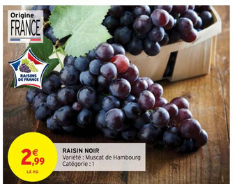 Intermarché Raisin Noir offre