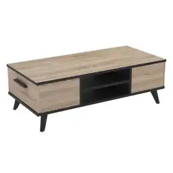 BUT Table basse wayne imitation chêne et noir offre