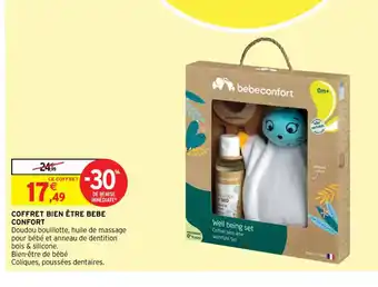 Intermarché Coffret Bien Être Bebe Confort offre