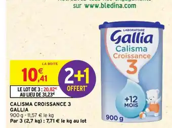 Intermarché Gallia Calisma Croissance 3 offre