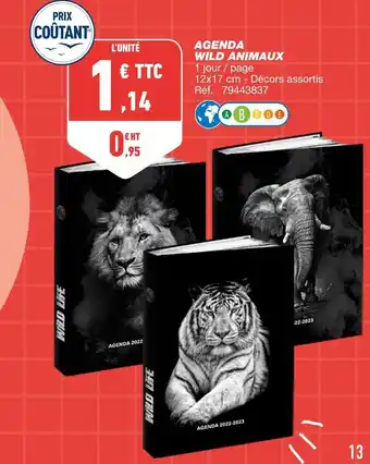 Agenda wild animaux