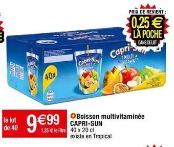 Migros Boissons capri sun offre