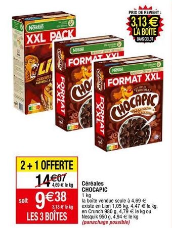 Migros Céréales chocapic nestlé offre