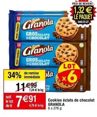 Migros Cookies granola offre
