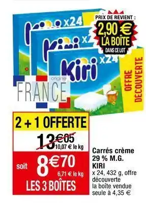 Migros Fromage kiri offre